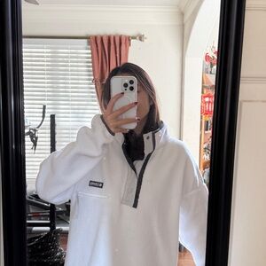 Columbia Sherpa Fleece Snap Button Sweatshirt